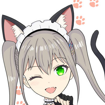 松永依織　猫耳メイド水着