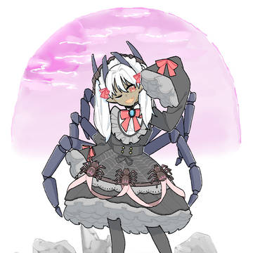 魔王軍にいそうなクモ娘