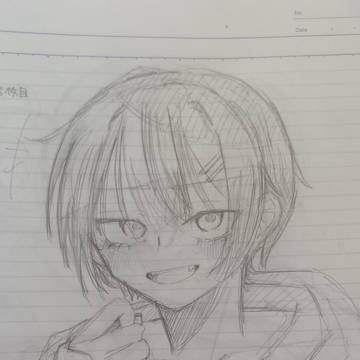 ヒロアカのトガちゃんに見えると言われたので色塗りしてみたw