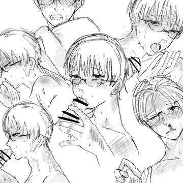 えっちな👓練習