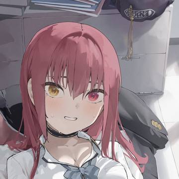 授業をサボって部室でゲームしていたのがバレた宝鐘マリン