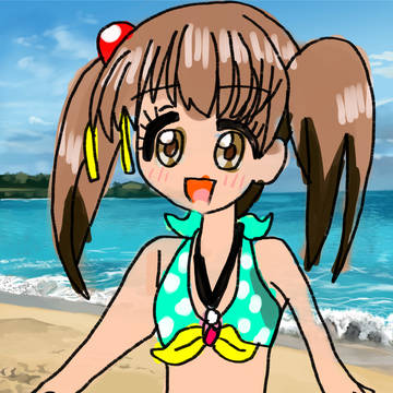 ジュエルペットの雲母あいりちゃんの水着姿