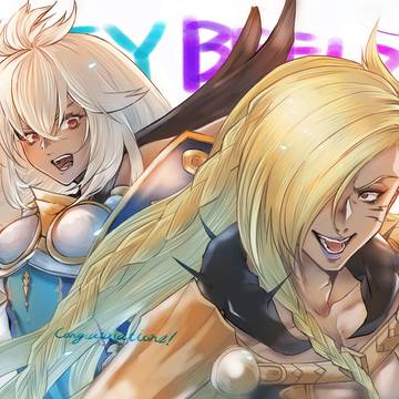 GBVSR 優勝イラスト ゾーイ＆ベルゼバブ
