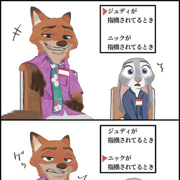 予告の二人🦊🐰