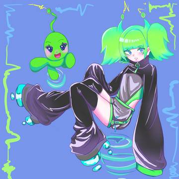 うねねとみぽぽ