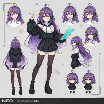 Open commission Vtuber character