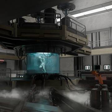 Science fiction scene