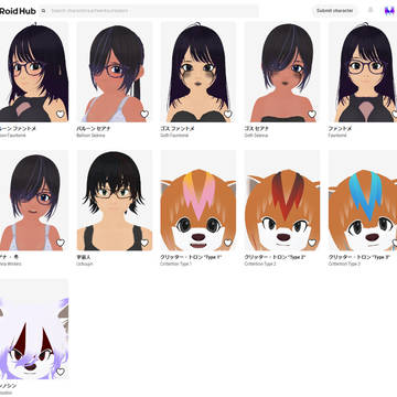 Our VRoid Hub Gallery