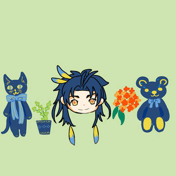 絵柄模索中