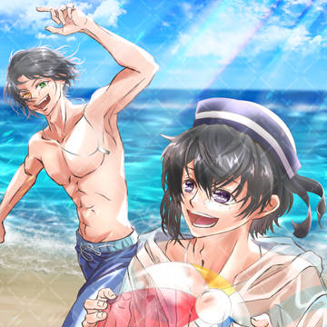 2025.08.24 フォロワーさんのセイくんと海水浴