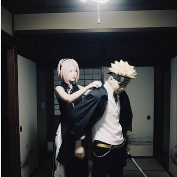Boruto and sakura massage