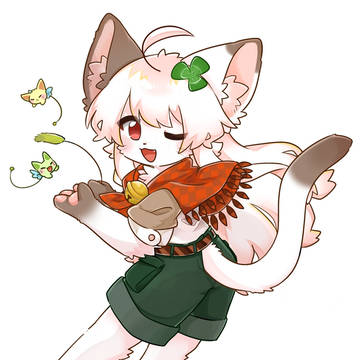 きょんこと猫の妖精(?)