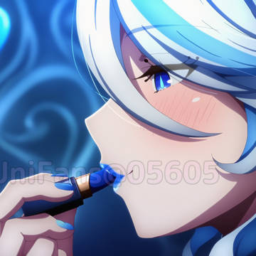💙フリーナ お化粧 ブルーリップ💙