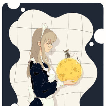 「月とチーズ」