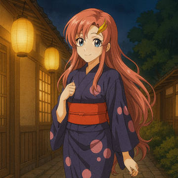 浴衣姿のラクス（VOL.2収録予定）