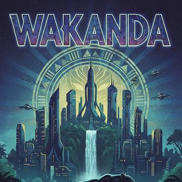 Wakanda Forever Poster