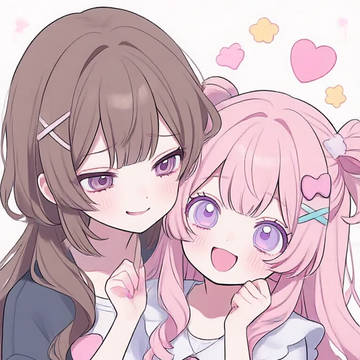 身長差の百合カップル