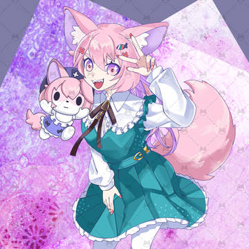 【仕事絵】VTuber モモツナ様