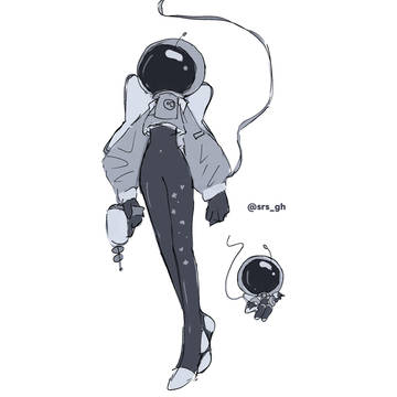 キャラデザ 宇宙服