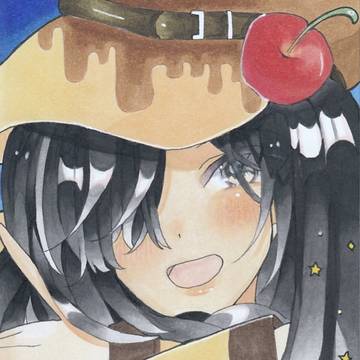 【100枚チャレンジ】12.「プリンお姉さん」