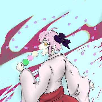 沖田さん　お花見