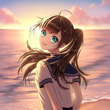 放課後の海デート