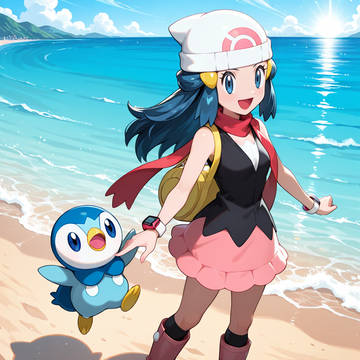 ポケモン　ヒカリとポッチャマ