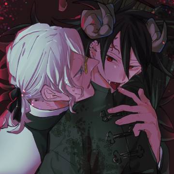 白カスメ(ディック)×黒ケミログ