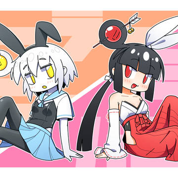 セーラーバニーと巫女バニー