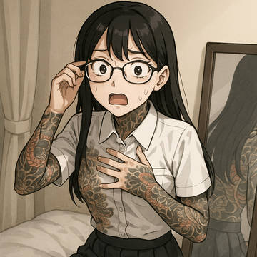 朝起きたら全身何故か刺青だらけだった話