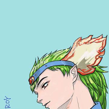 ファイアークオックス(成長後)とドス