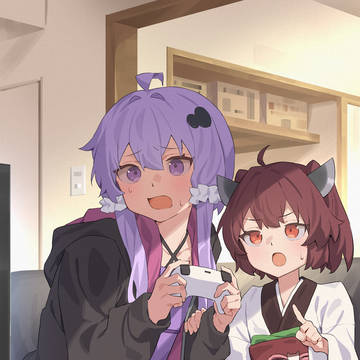 ゲームするゆかりさんときりたん
