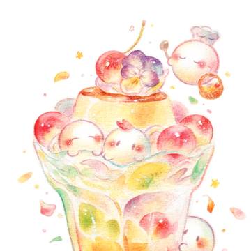 しあわせ山盛りパフェ