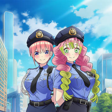 cv.花澤香菜の長女コンビ・婦警衣装
