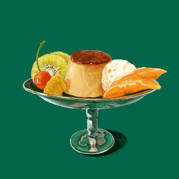 プリンアラモード