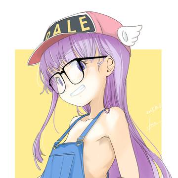 眼鏡の日だから描いたアラレちゃん