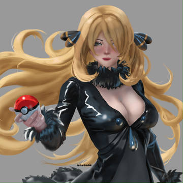 Arttrober 01 - Cynthia Pokemon