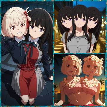 Chisato x Takina Conjoined