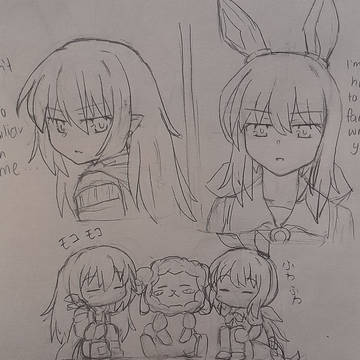 トゥーナちゃんとアヤベさんrkgk