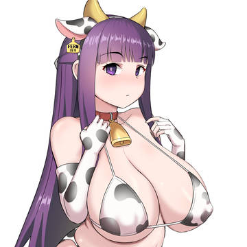 フリーレン 牛柄ビキニ