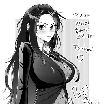 【Pixivリクエスト絵】レイちゃん(ご依頼主のオリキャラ)