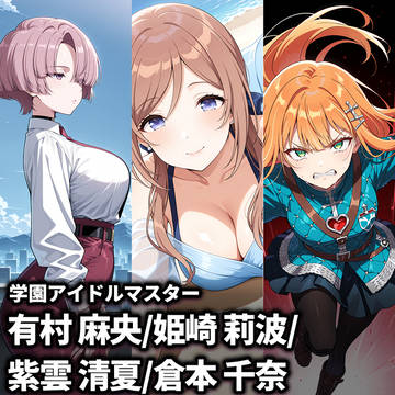 有村麻央/姫崎莉波/紫雲清夏/倉本千奈　学マス