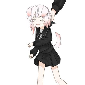 粉色小笨狗
