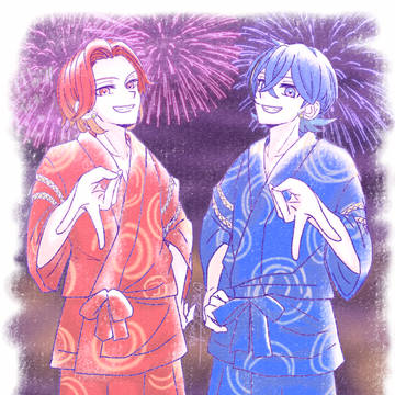 夏祭り兄弟