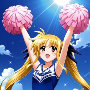 神技のようなチアガール♥フェイト・テスタロッサ♥