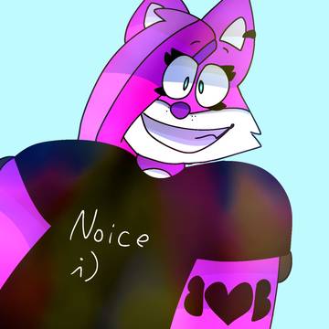 Drawing of my main fursona Alex