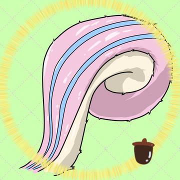 リスのお尻尾