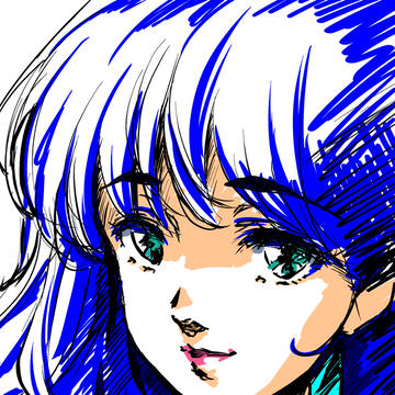 みんめいが描いたミンメイさん