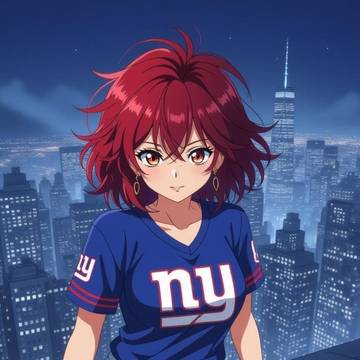 夜景とNYG娘