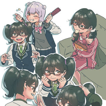 いろんな髪型